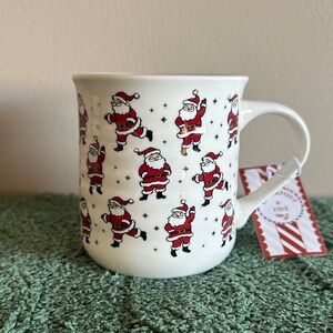 Peppermint & Pine Santa 🧑‍🎄 Mug Red Holiday Christmas NEW!